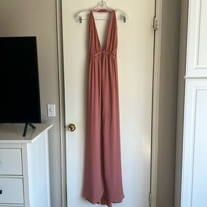 Show Me Your MuMu Women’s Halter Top Maxi Dress